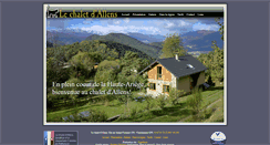 Desktop Screenshot of chaletdallens.com